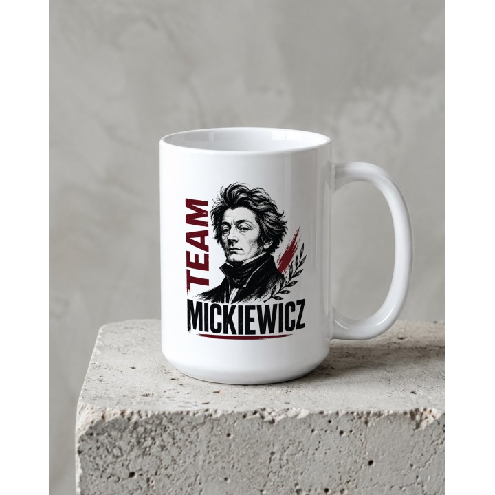 Śmieszny kubek literacki z wieszczem