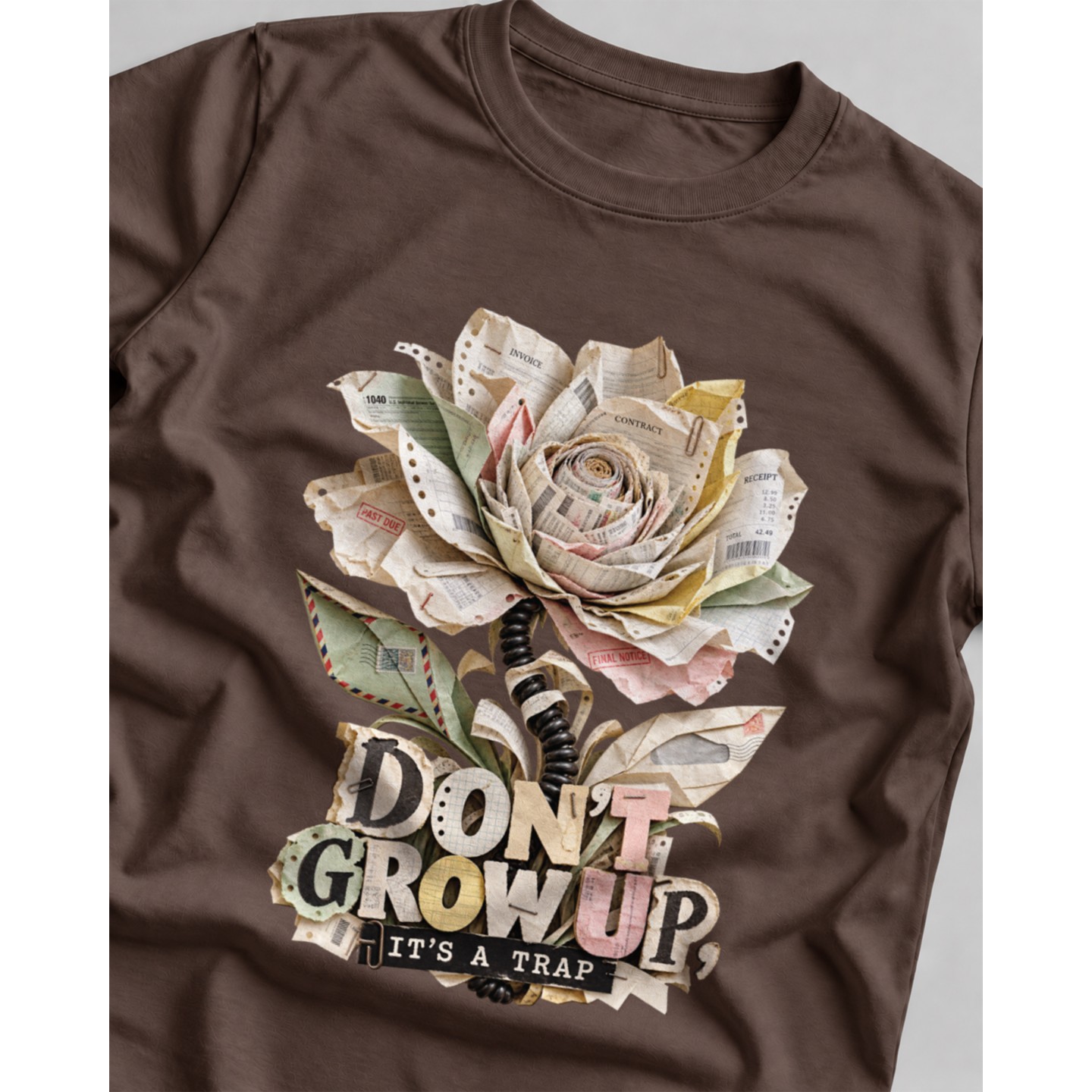 Koszulka z nadrukiem Don't Grow Up It's A Trap
