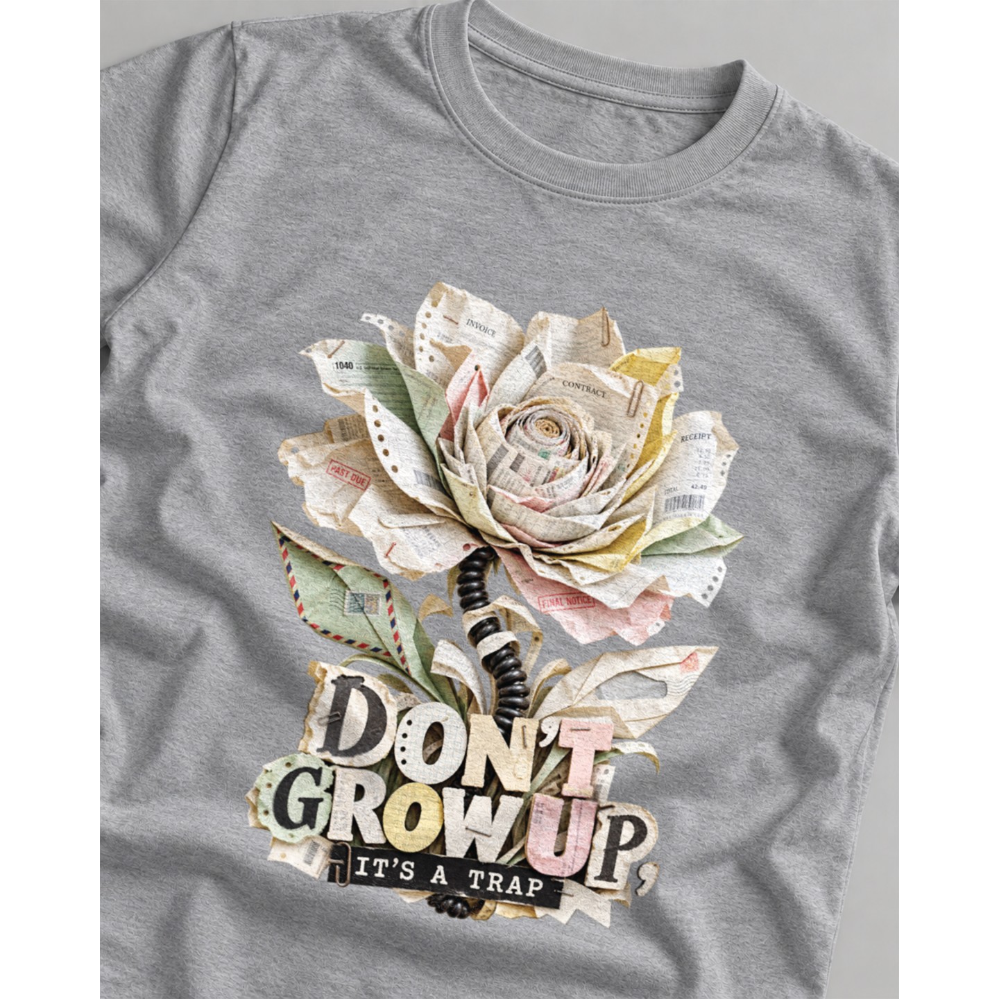 Koszulka z nadrukiem Don't Grow Up It's A Trap