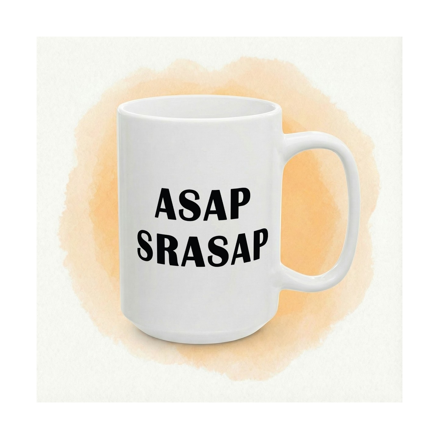 Kubek z nadrukiem „ASAP SRASAP”