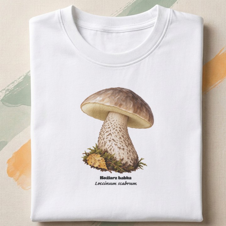 Koszulka z grzybem Leccinum scabrum