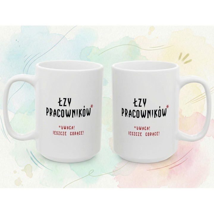 Kubek z nadrukiem „ASAP SRASAP” – śmieszny kubek korporacyjny