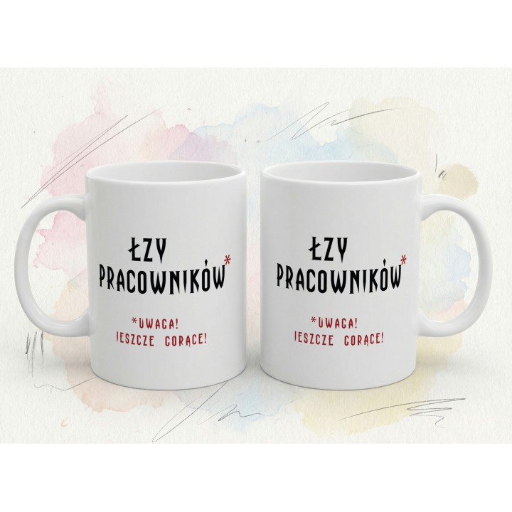 Kubek z nadrukiem „ASAP SRASAP” – śmieszny kubek korporacyjny