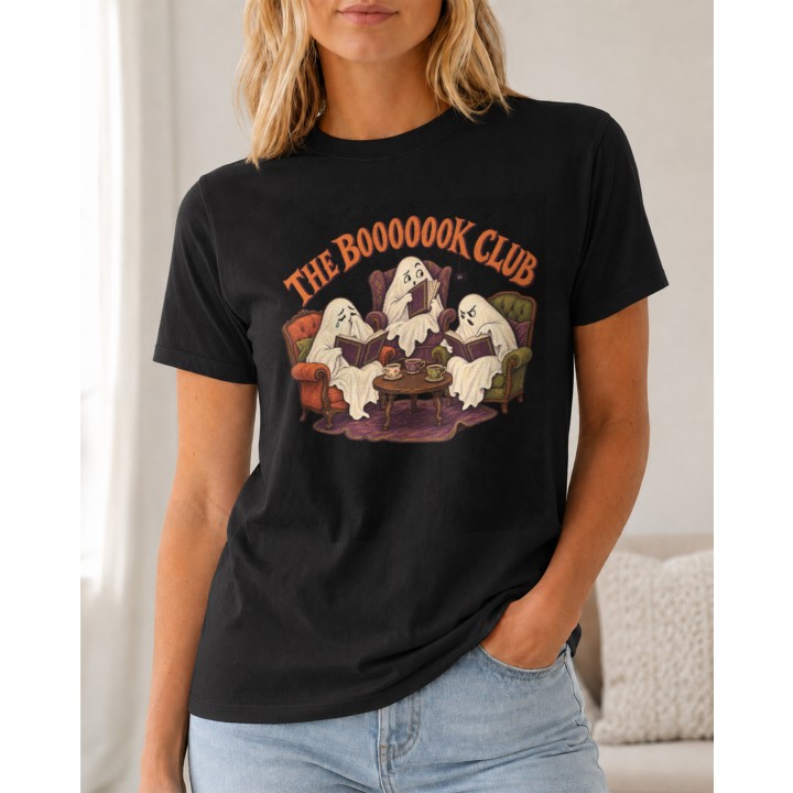 Koszulka The Boooook Club z Duchami | Koszulka dla Mola Książkowego