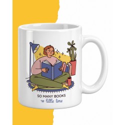 Kubek dla mola książkowego So Many Books So Little Time | Dla czytelnika