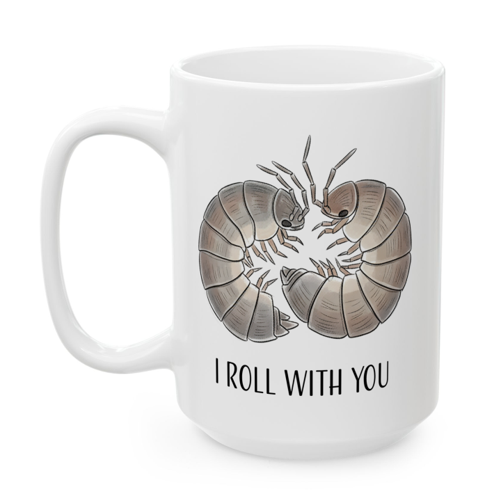 Kubek „I ROLL WITH YOU” – miłosna gra słów