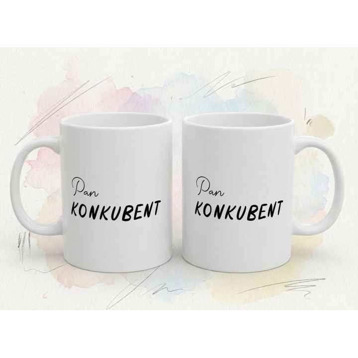 Kubek Pan Konkubent – Śmieszny prezent dla chłopaka i partnera
