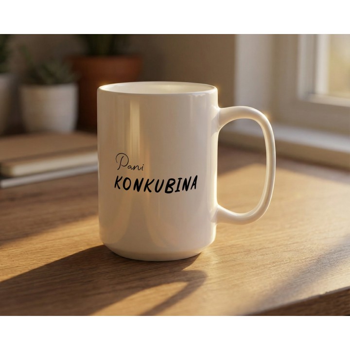 Kubek Pani Konkubina – Śmieszny prezent dla partnerki i dziewczyny