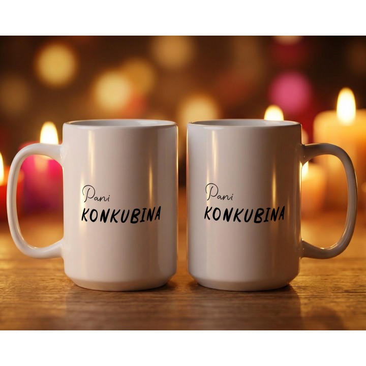 Kubek Pani Konkubina – Śmieszny prezent dla partnerki i dziewczyny