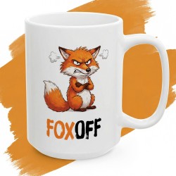 Kubek FOX OFF – Kiedy Twoja wewnętrzna cierpliwość właśnie wyparowała