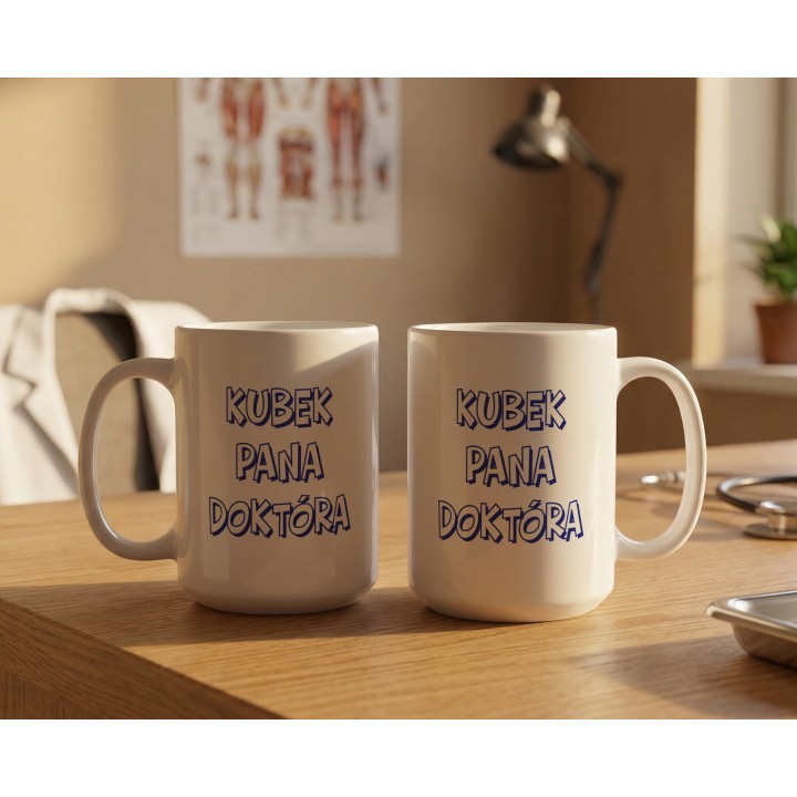 Kubek z nadrukiem Kubek Pana Doktóra – Śmieszny prezent dla lekarza