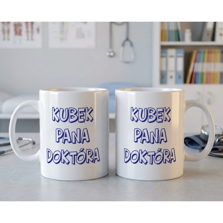 Kubek z nadrukiem Kubek Pana Doktóra – Śmieszny prezent dla lekarza
