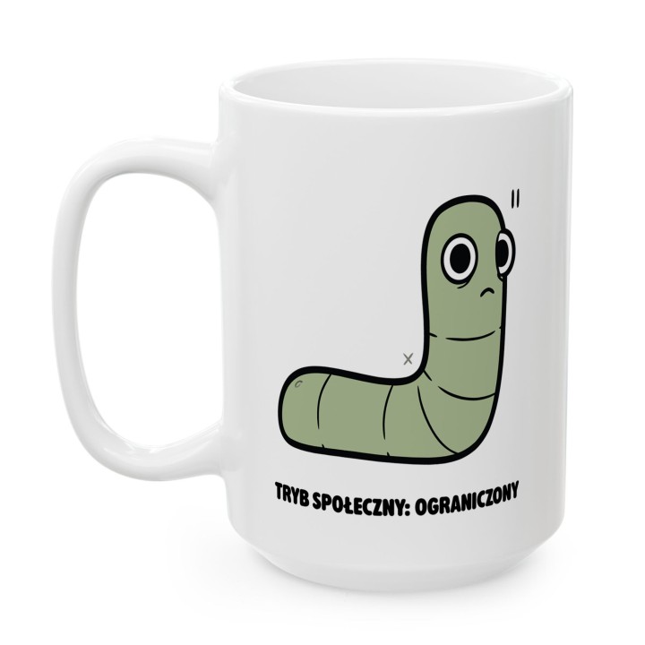 Kubek Tryb społeczny: ograniczony | Typowy Robak dla introwertyka