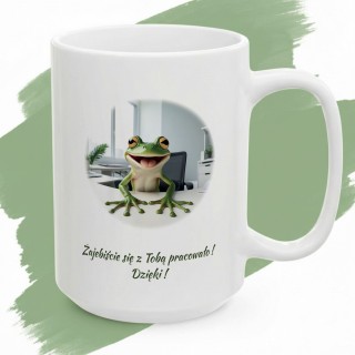 Kubek na pożegnanie z pracy Żajebiście się z Tobą pracowało prezent dla kolegi