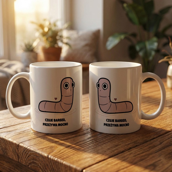 Kubek Czuje bardzo przeżywa mocno | Typowy Robak dla wrażliwca