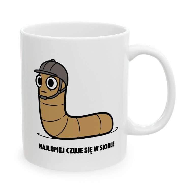 Kubek dla koniarza Galopuje po wolność | Typowy Robak Prezent