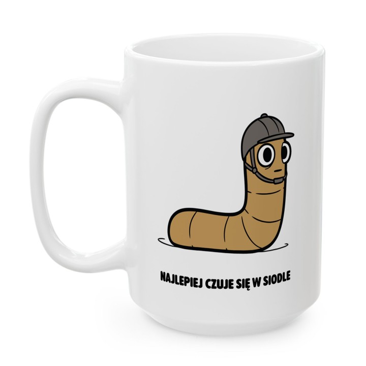 Kubek dla koniarza Galopuje po wolność | Typowy Robak Prezent