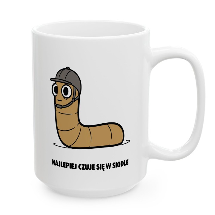 Kubek dla koniarza Galopuje po wolność | Typowy Robak Prezent