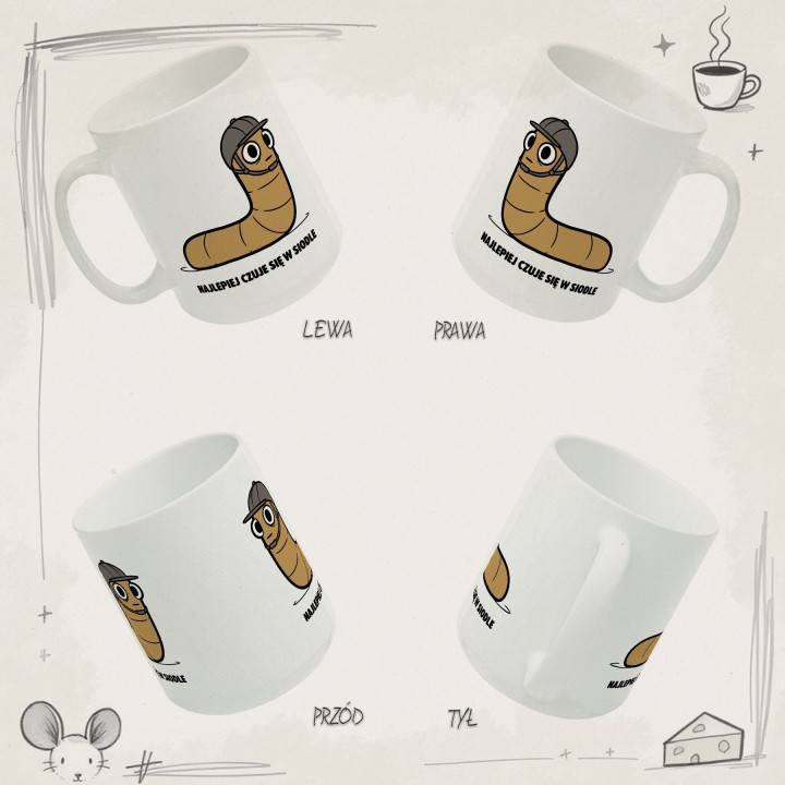 Kubek dla koniarza Galopuje po wolność | Typowy Robak Prezent