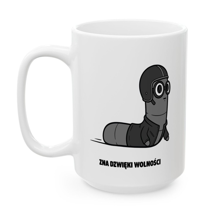 Kubek Zna dźwięk wolności | Typowy Robak dla motocyklisty Chopper