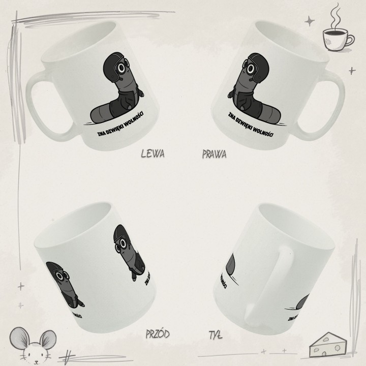 Kubek Zna dźwięk wolności | Typowy Robak dla motocyklisty Chopper