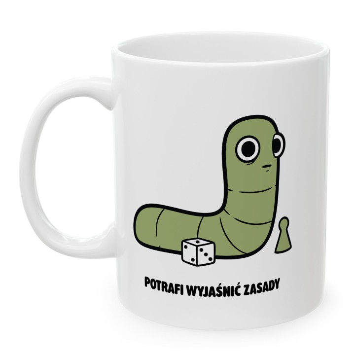 Kubek Potrafi wyjaśniać zasady | Typowy Robak dla fana planszówek