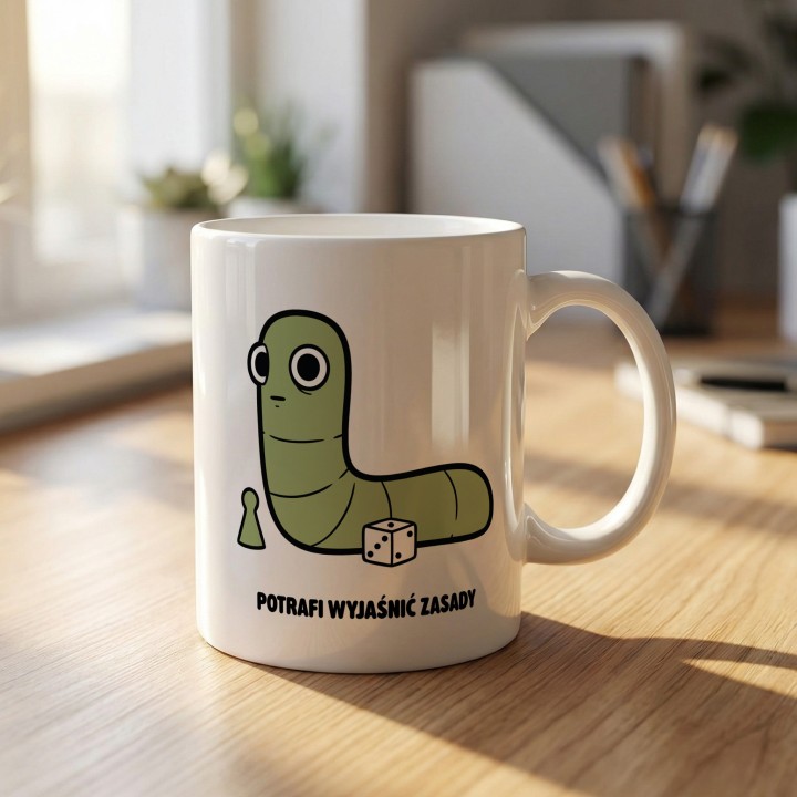 Kubek Potrafi wyjaśniać zasady | Typowy Robak dla fana planszówek
