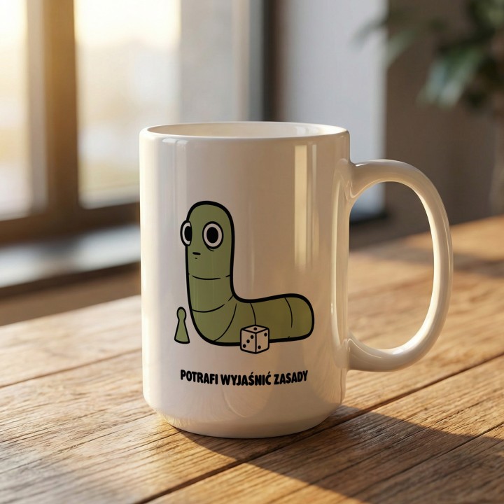 Kubek Potrafi wyjaśniać zasady | Typowy Robak dla fana planszówek