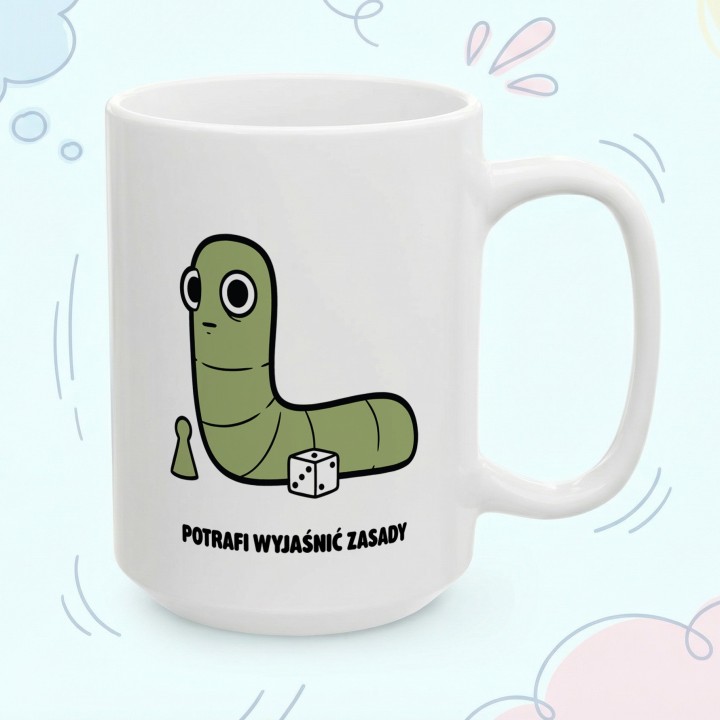 Kubek Potrafi wyjaśniać zasady | Typowy Robak dla fana planszówek