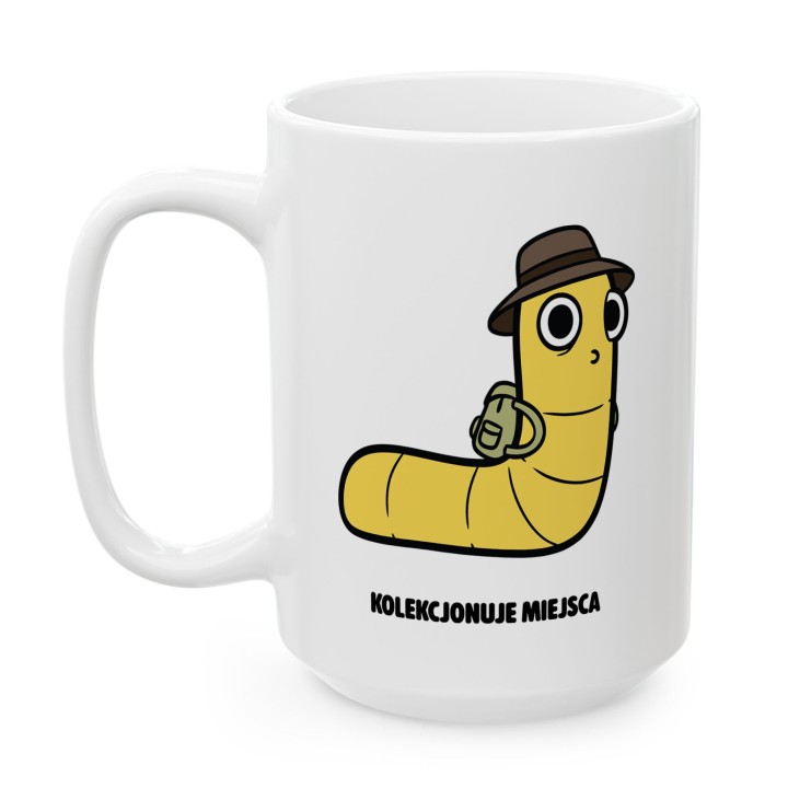 Kubek Kolekcjonuje miejsca | Typowy Robak dla podróżnika i turysty