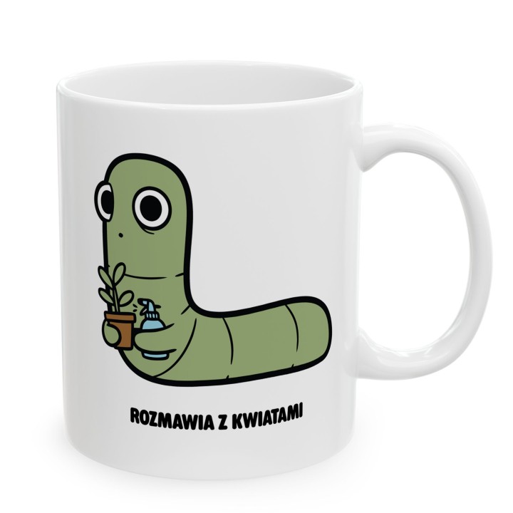 Kubek Rozmawia z kwiatami | Typowy Robak dla miłośnika roślin
