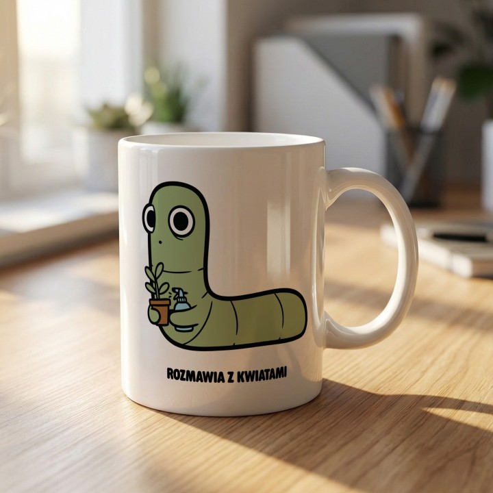 Kubek Rozmawia z kwiatami | Typowy Robak dla miłośnika roślin