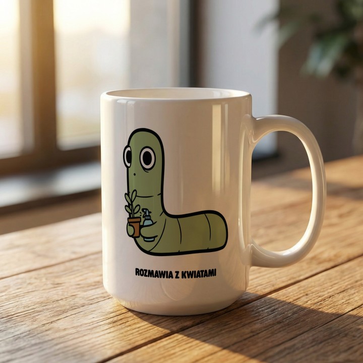 Kubek Rozmawia z kwiatami | Typowy Robak dla miłośnika roślin