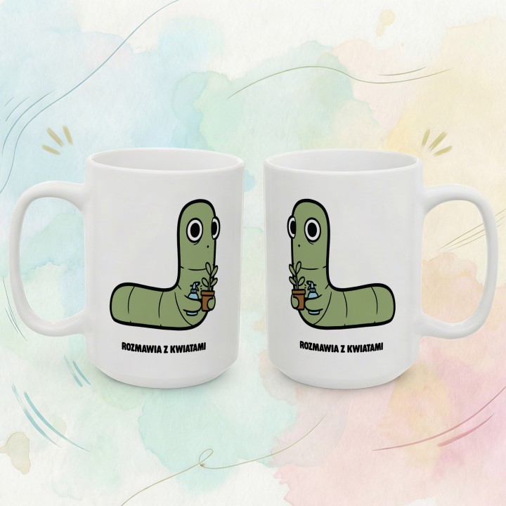 Kubek Rozmawia z kwiatami | Typowy Robak dla miłośnika roślin