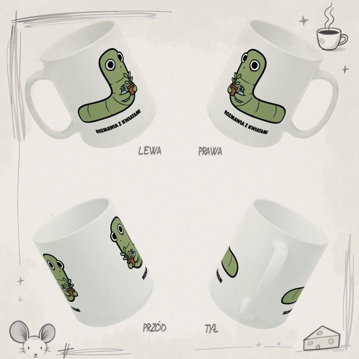 Kubek Rozmawia z kwiatami | Typowy Robak dla miłośnika roślin