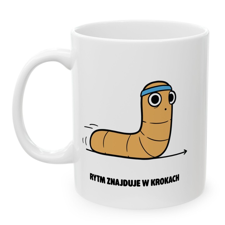 Kubek Rytm znajduje w krokach | Typowy Robak dla biegacza