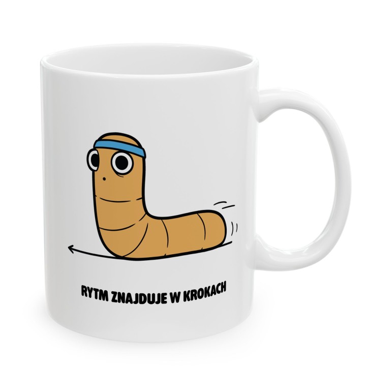Kubek Rytm znajduje w krokach | Typowy Robak dla biegacza