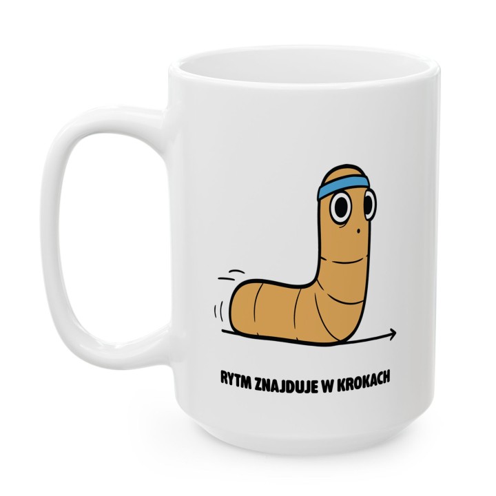 Kubek Rytm znajduje w krokach | Typowy Robak dla biegacza