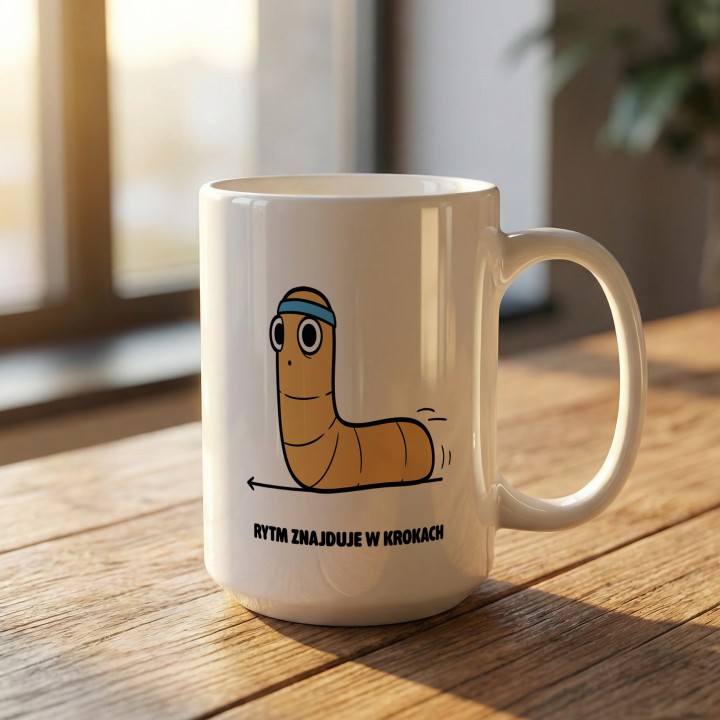 Kubek Rytm znajduje w krokach | Typowy Robak dla biegacza