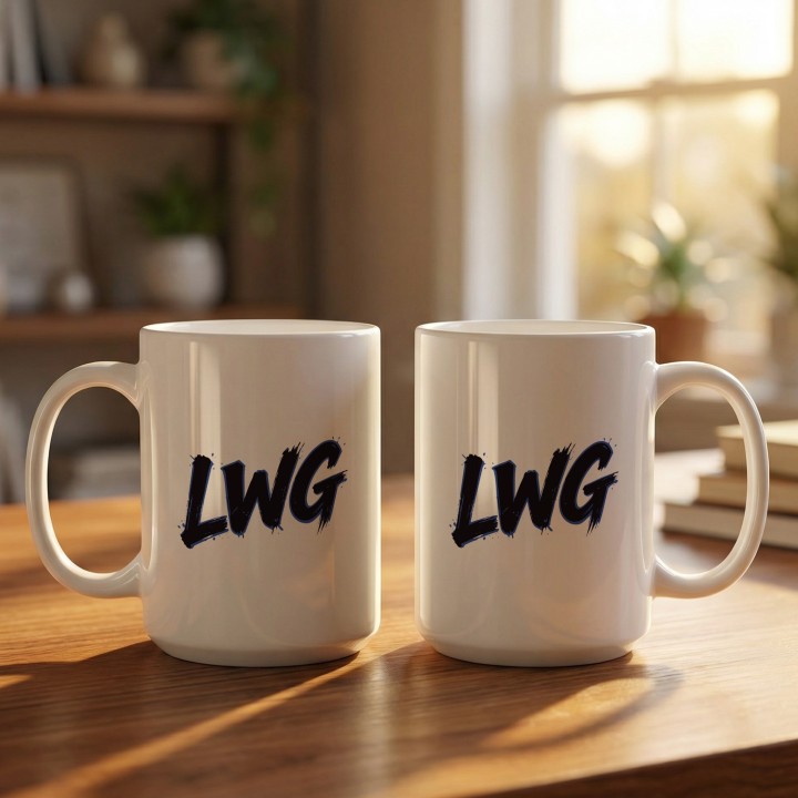 Kubek dla motocyklisty LWG niebieski Lewa w górze