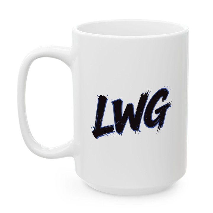 Kubek dla motocyklisty LWG niebieski Lewa w górze