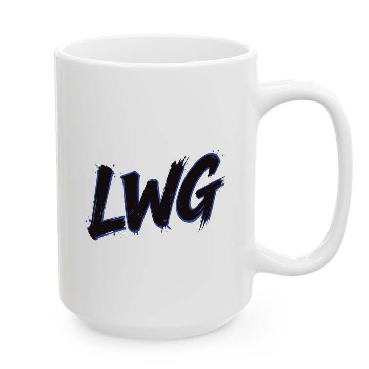 Kubek dla motocyklisty LWG niebieski Lewa w górze