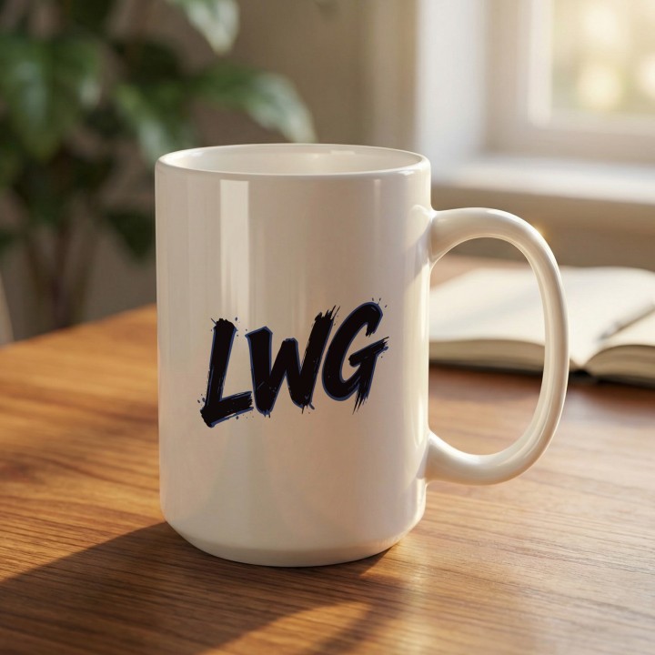 Kubek dla motocyklisty LWG niebieski Lewa w górze