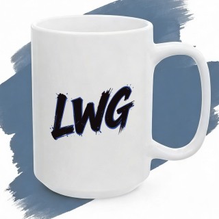 Kubek dla motocyklisty LWG niebieski Lewa w górze