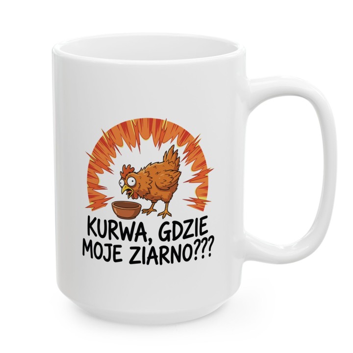 Śmieszny Kubek Prezent Dla Freelancera Kurwa Gdzie Moje Ziarno Hajs