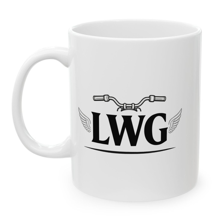Kubek LWG Lewa W Górę Prezent Dla Motocyklisty Motor