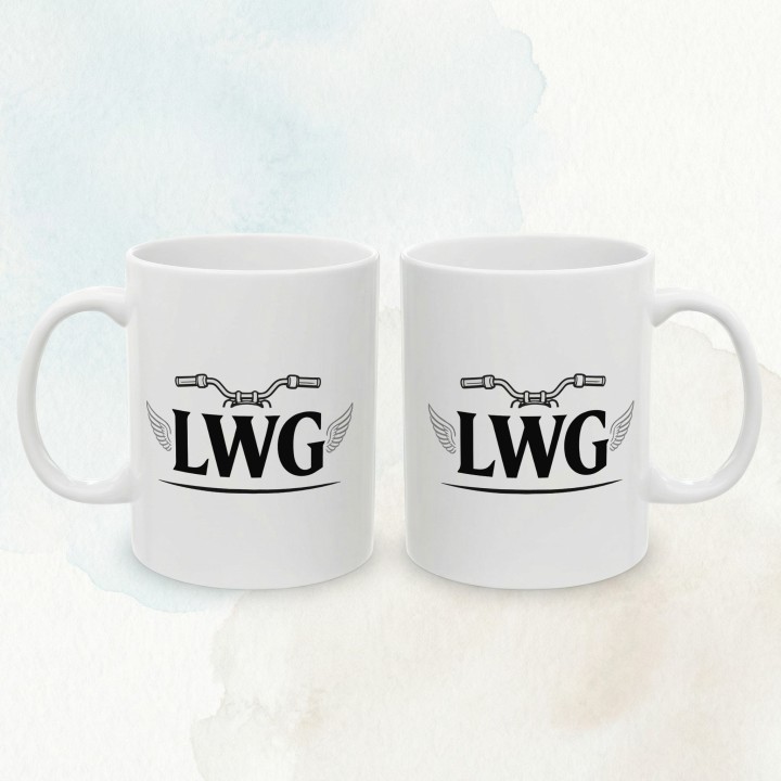 Kubek LWG Lewa W Górę Prezent Dla Motocyklisty Motor