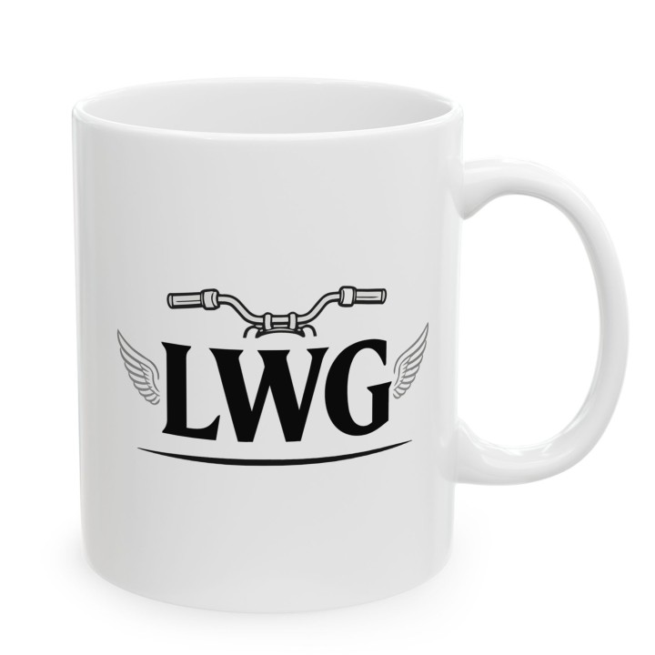 Kubek LWG Lewa W Górę Prezent Dla Motocyklisty Motor