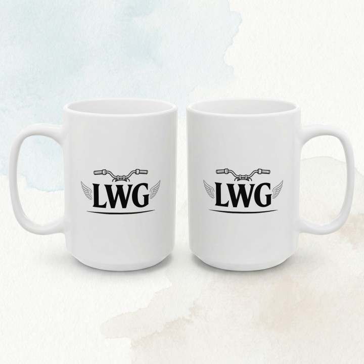 Kubek LWG Lewa W Górę Prezent Dla Motocyklisty Motor
