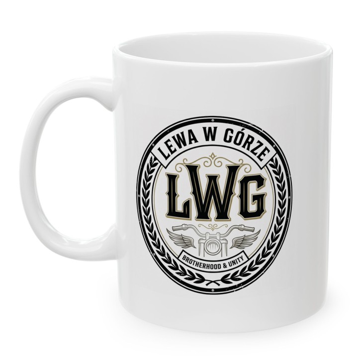 Kubek Lewa W Górze Brotherhood Prezent Dla Motocyklisty Motor